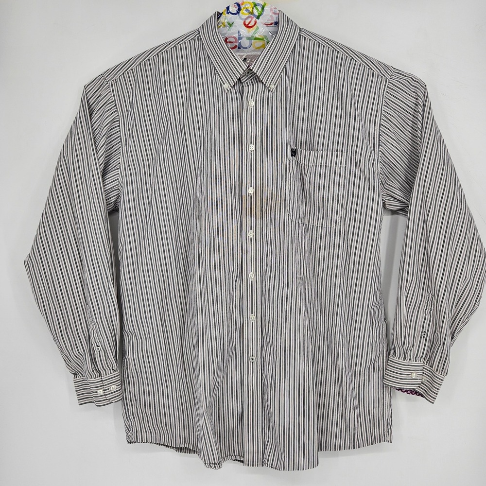 Cinch Shirt Mens XXL Striped Western‎ Button Down Cowboy Long Sleeve FLAWS